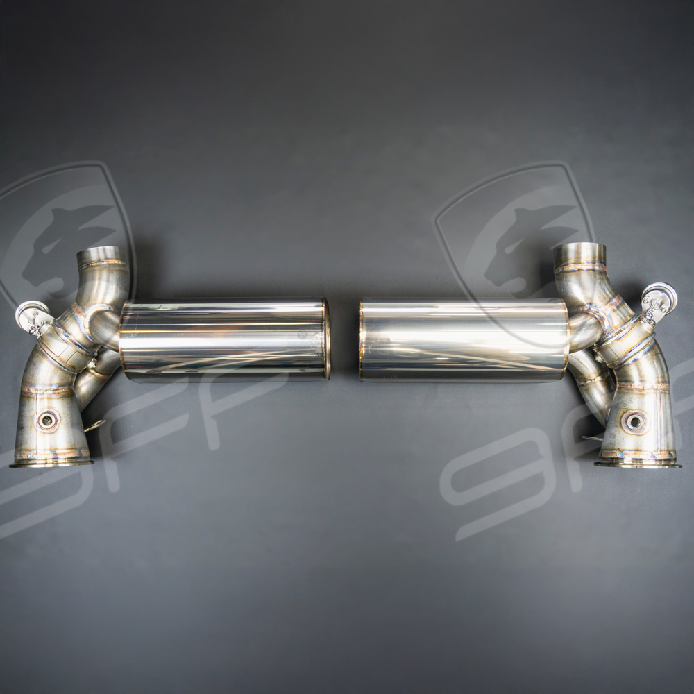 9FF flap exhaust system suitable for Porsche 992 Turbo/S