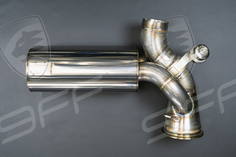 
                  
                    9FF flap exhaust system suitable for Porsche 992 Turbo/S
                  
                